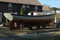 After a decade of sailing, the boat was laid up in the late 1990's. John Wilbur had hopes of getting her back in the water, but his work and personal life left little time for her.